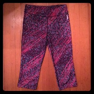 Reebok printed cropped leggings